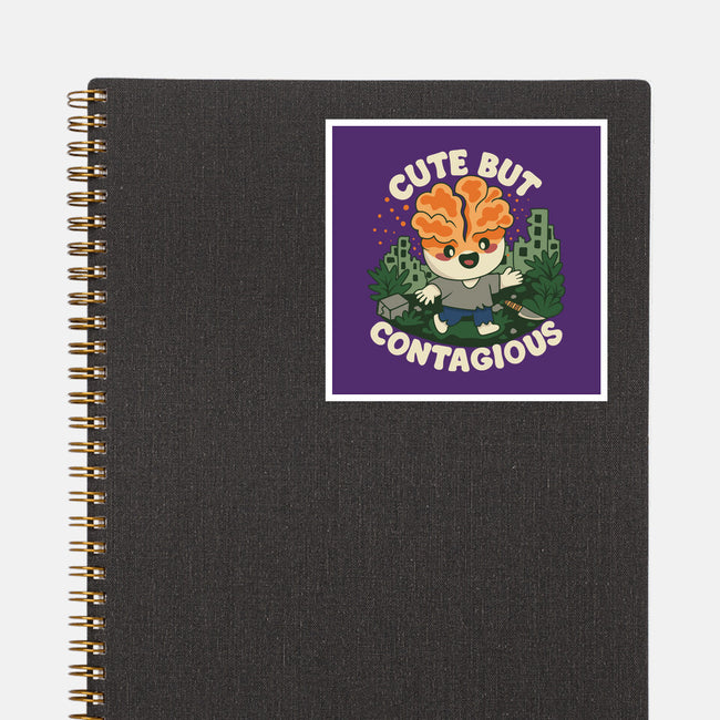 Cute But Contagious-None-Glossy-Sticker-Loobs