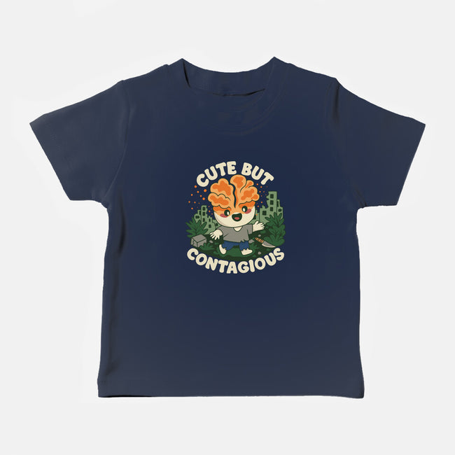 Cute But Contagious-Baby-Basic-Tee-Loobs