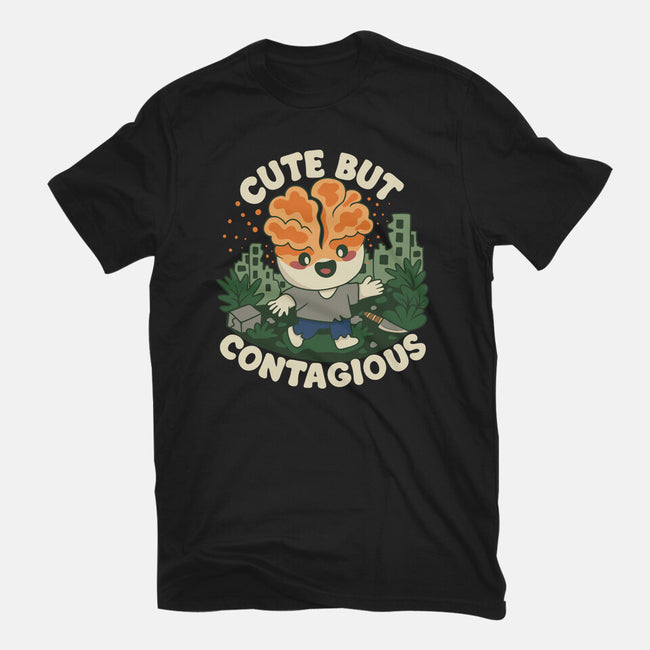 Cute But Contagious-Womens-Fitted-Tee-Loobs
