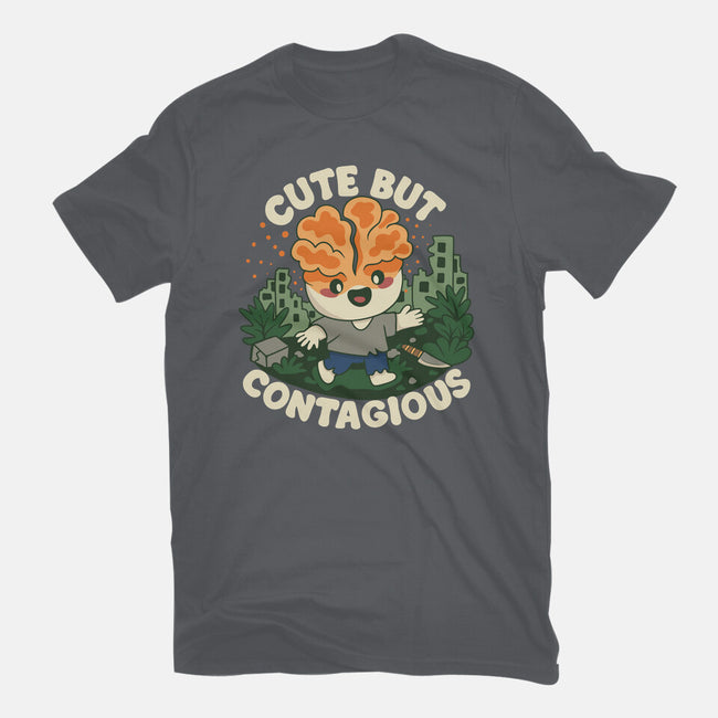 Cute But Contagious-Womens-Fitted-Tee-Loobs
