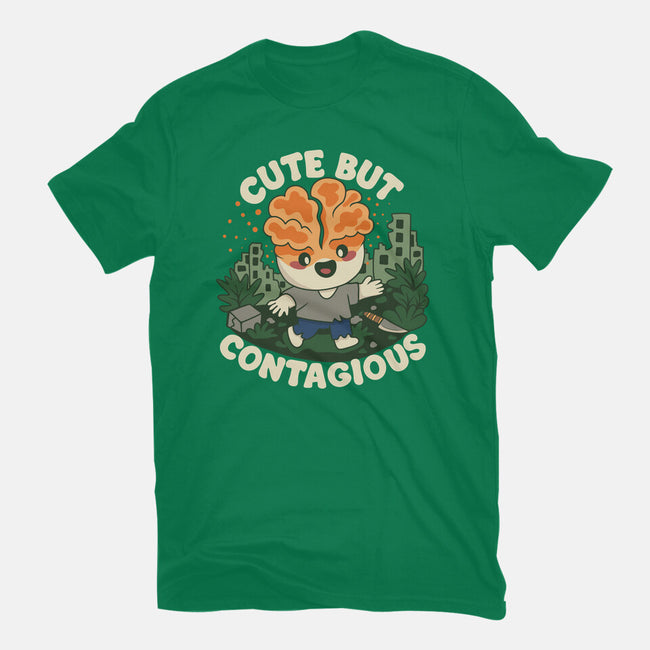 Cute But Contagious-Womens-Fitted-Tee-Loobs