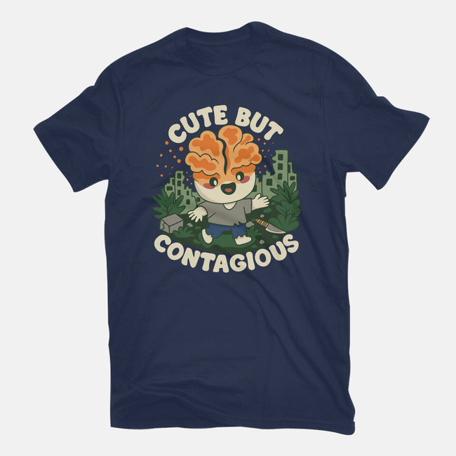 Cute But Contagious-Womens-Fitted-Tee-Loobs