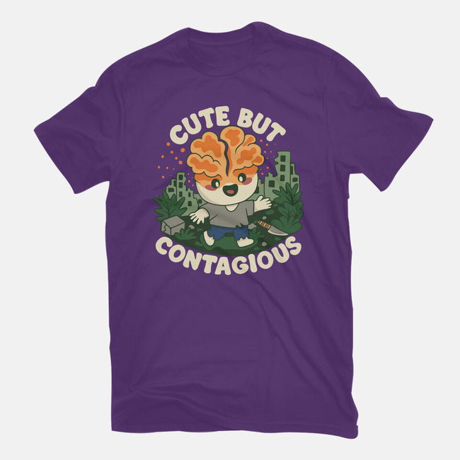Cute But Contagious-Womens-Fitted-Tee-Loobs
