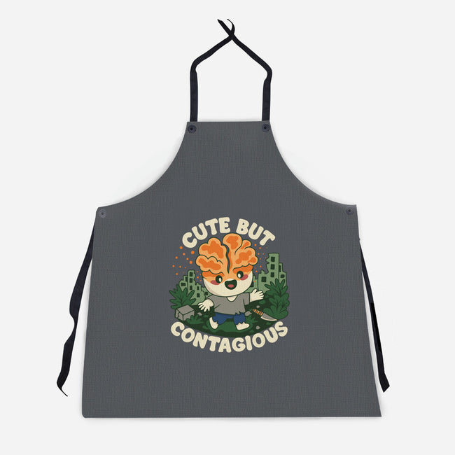 Cute But Contagious-Unisex-Kitchen-Apron-Loobs