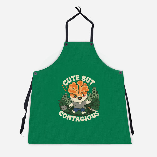Cute But Contagious-Unisex-Kitchen-Apron-Loobs