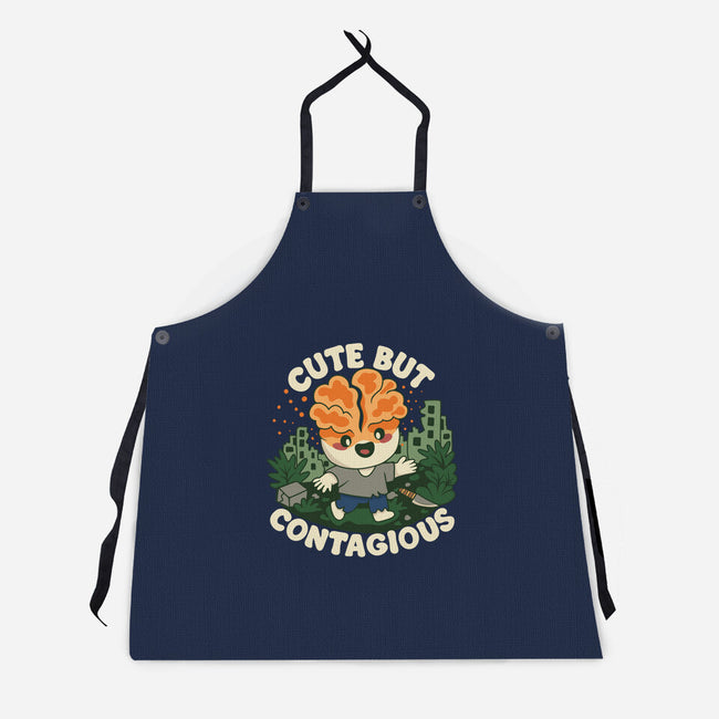 Cute But Contagious-Unisex-Kitchen-Apron-Loobs