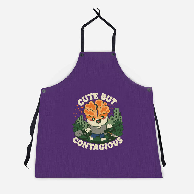 Cute But Contagious-Unisex-Kitchen-Apron-Loobs