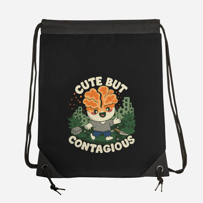 Cute But Contagious-None-Drawstring-Bag-Loobs