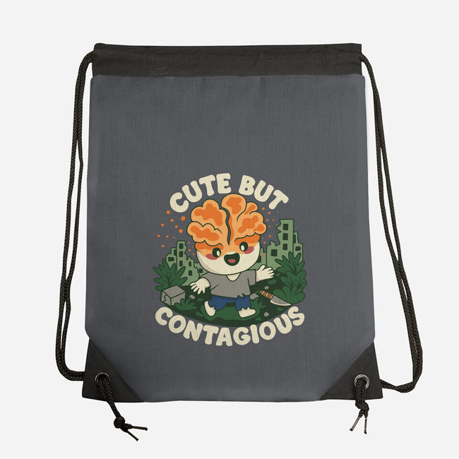 Cute But Contagious-None-Drawstring-Bag-Loobs