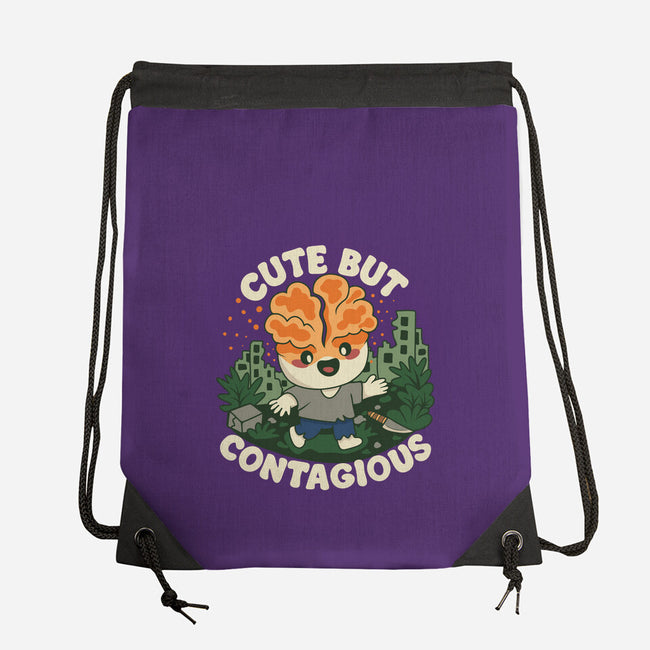 Cute But Contagious-None-Drawstring-Bag-Loobs