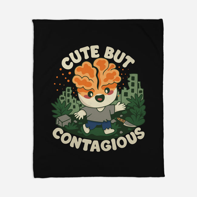 Cute But Contagious-None-Fleece-Blanket-Loobs