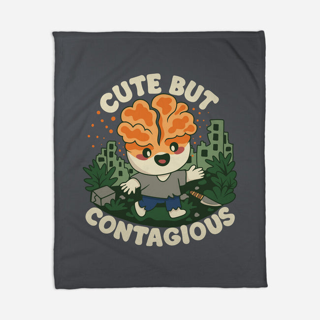 Cute But Contagious-None-Fleece-Blanket-Loobs