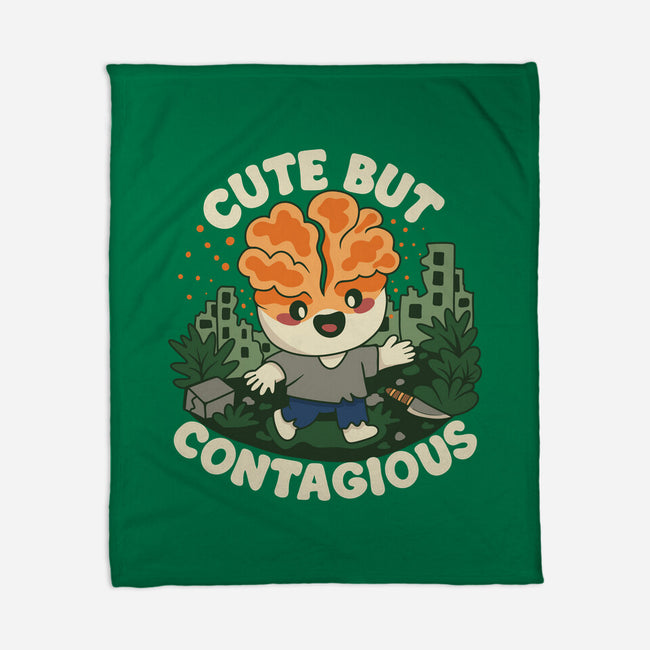 Cute But Contagious-None-Fleece-Blanket-Loobs