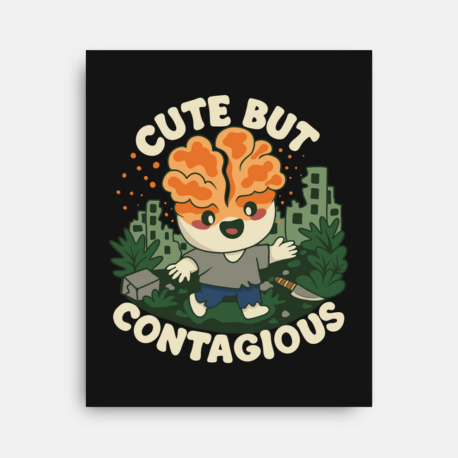Cute But Contagious-None-Stretched-Canvas-Loobs