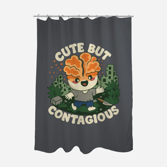 Cute But Contagious-None-Polyester-Shower Curtain-Loobs