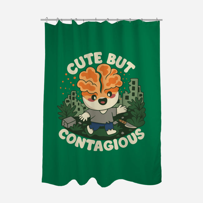 Cute But Contagious-None-Polyester-Shower Curtain-Loobs