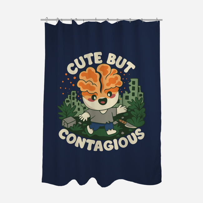 Cute But Contagious-None-Polyester-Shower Curtain-Loobs