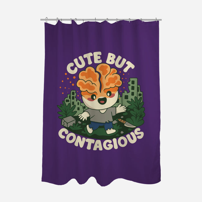 Cute But Contagious-None-Polyester-Shower Curtain-Loobs