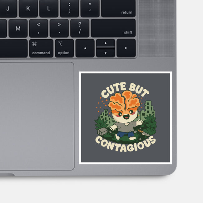 Cute But Contagious-None-Glossy-Sticker-Loobs