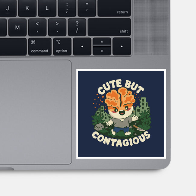 Cute But Contagious-None-Glossy-Sticker-Loobs