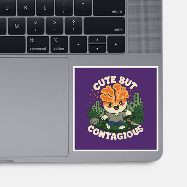 Cute But Contagious-None-Glossy-Sticker-Loobs