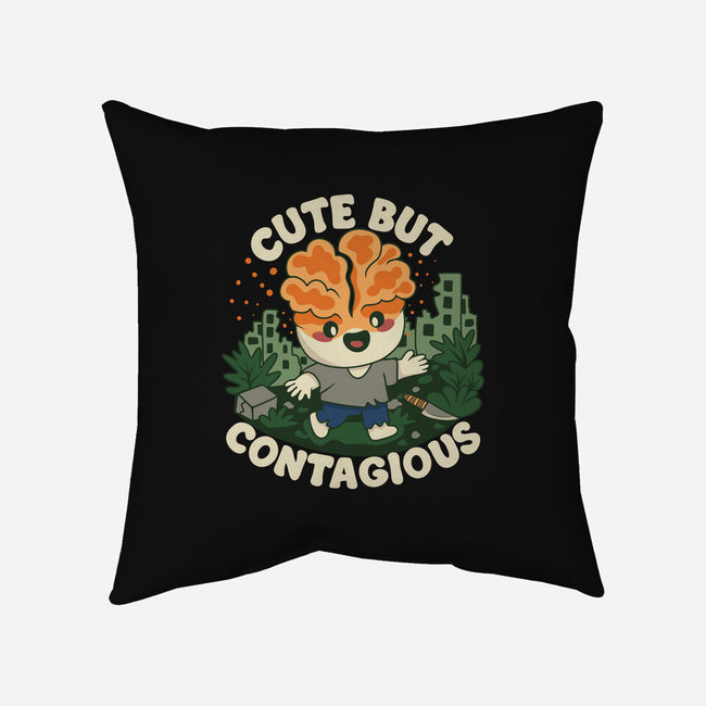 Cute But Contagious-None-Removable Cover w Insert-Throw Pillow-Loobs