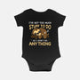 I Don't Do Anything-Baby-Basic-Onesie-Vallina84