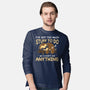 I Don't Do Anything-Mens-Long Sleeved-Tee-Vallina84