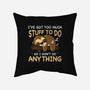 I Don't Do Anything-None-Removable Cover w Insert-Throw Pillow-Vallina84