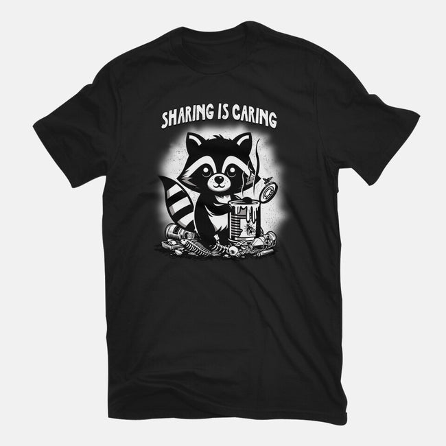 Sharing Is Caring-Womens-Fitted-Tee-palmstreet