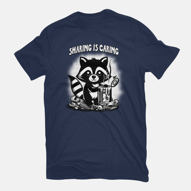 Sharing Is Caring-Womens-Fitted-Tee-palmstreet