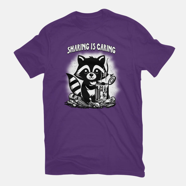 Sharing Is Caring-Womens-Fitted-Tee-palmstreet