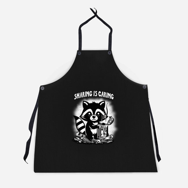 Sharing Is Caring-Unisex-Kitchen-Apron-palmstreet
