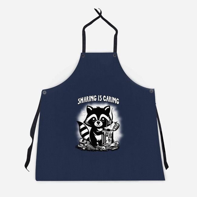 Sharing Is Caring-Unisex-Kitchen-Apron-palmstreet