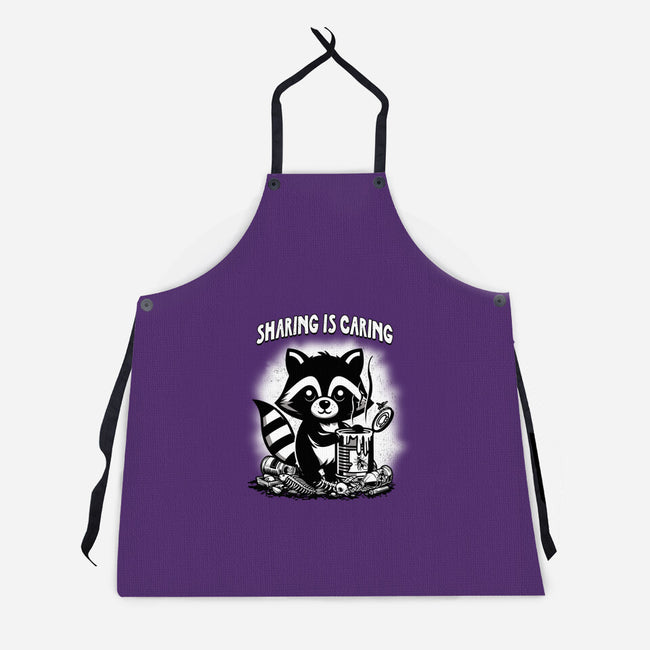 Sharing Is Caring-Unisex-Kitchen-Apron-palmstreet