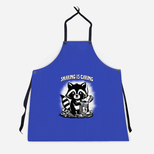 Sharing Is Caring-Unisex-Kitchen-Apron-palmstreet