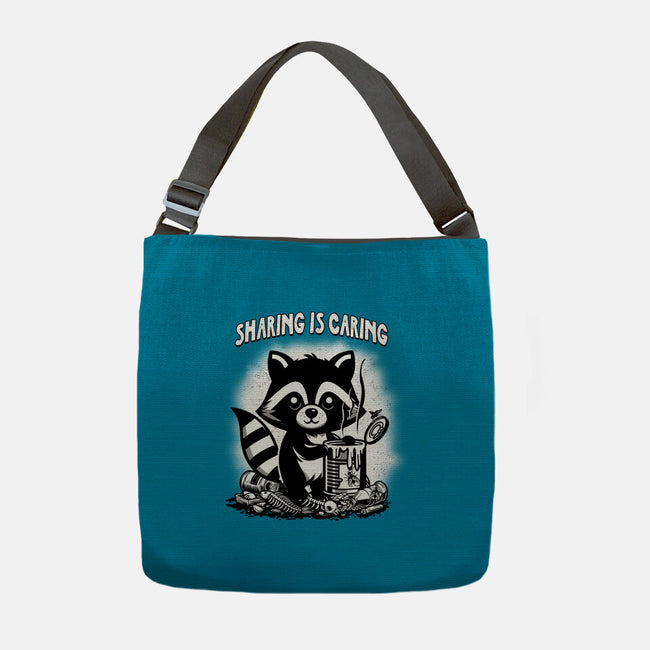 Sharing Is Caring-None-Adjustable Tote-Bag-palmstreet