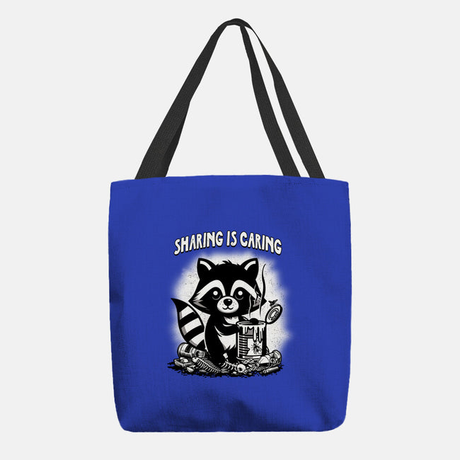 Sharing Is Caring-None-Basic Tote-Bag-palmstreet