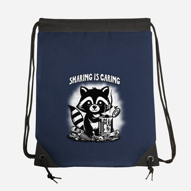Sharing Is Caring-None-Drawstring-Bag-palmstreet