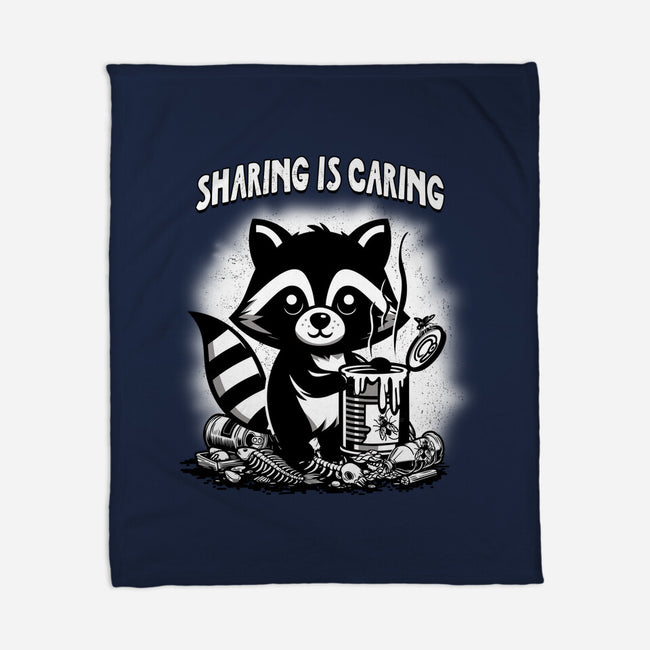 Sharing Is Caring-None-Fleece-Blanket-palmstreet