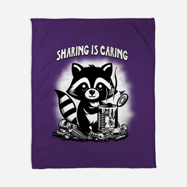 Sharing Is Caring-None-Fleece-Blanket-palmstreet