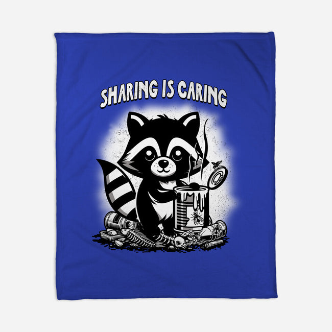 Sharing Is Caring-None-Fleece-Blanket-palmstreet