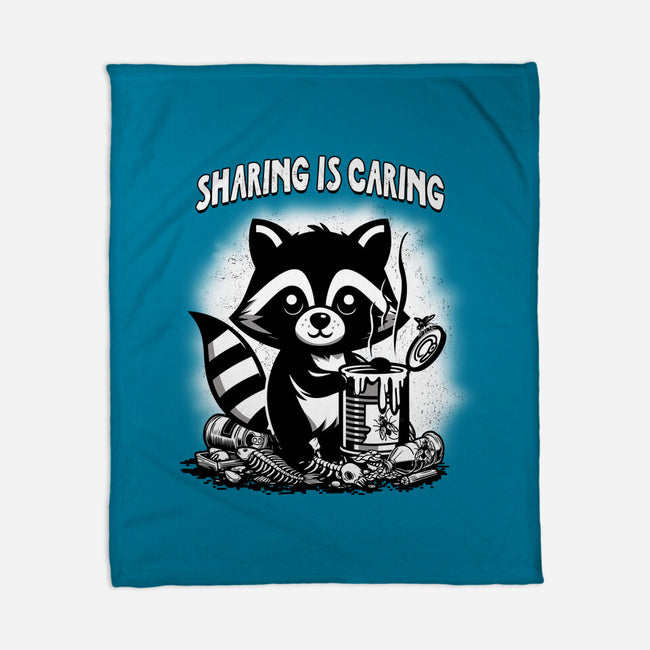 Sharing Is Caring-None-Fleece-Blanket-palmstreet