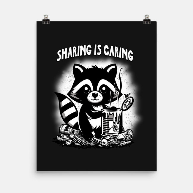 Sharing Is Caring-None-Matte-Poster-palmstreet