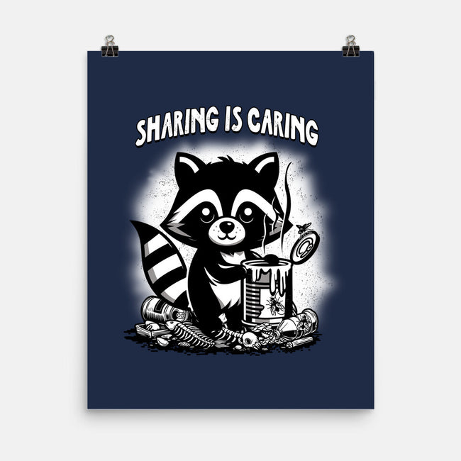 Sharing Is Caring-None-Matte-Poster-palmstreet