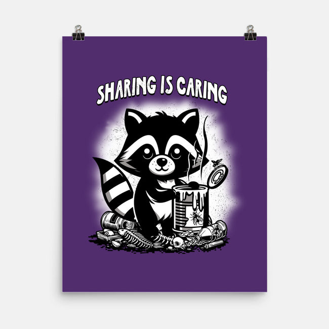 Sharing Is Caring-None-Matte-Poster-palmstreet