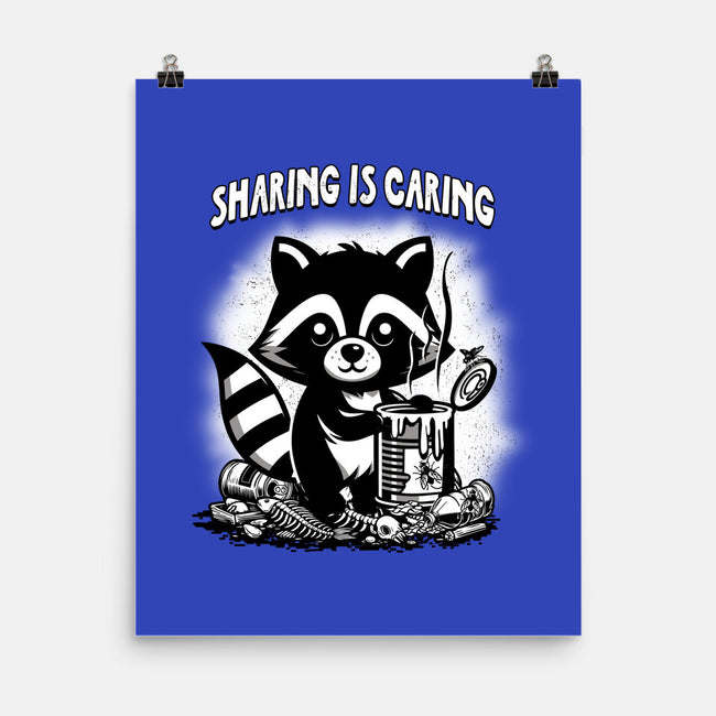 Sharing Is Caring-None-Matte-Poster-palmstreet