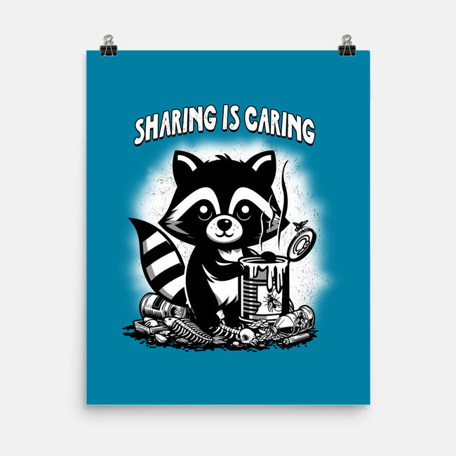 Sharing Is Caring-None-Matte-Poster-palmstreet
