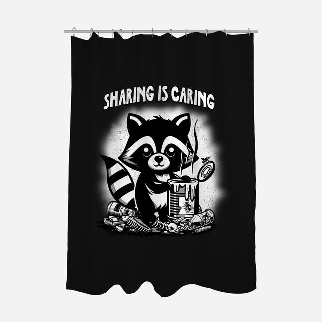 Sharing Is Caring-None-Polyester-Shower Curtain-palmstreet