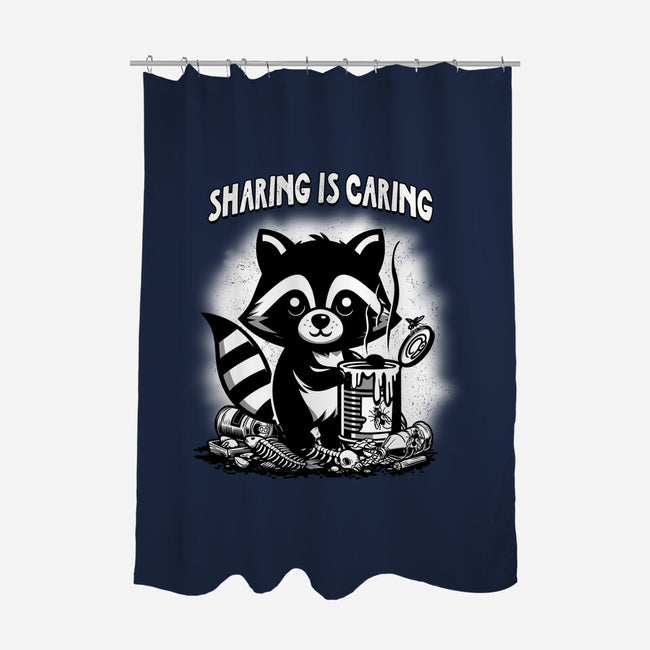 Sharing Is Caring-None-Polyester-Shower Curtain-palmstreet